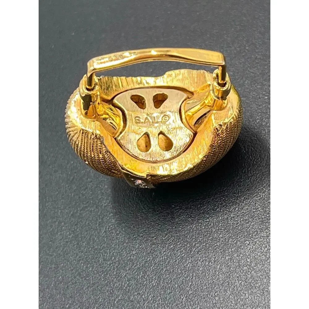 Swarovski‎ Sal Dome Adjustable Cocktail Ring
